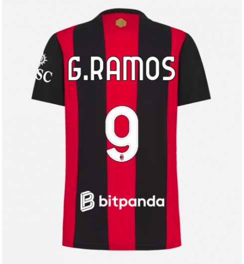 AC Milan Goncalo Ramos #9 Kotipaita Naisten 2026-27 Lyhythihainen AC Milan Goncalo Ramos #9 Kotipaita Naisten 2026-27 Lyhythihainen